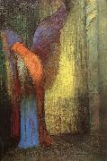Winged Old Man with a Long White Beard Odilon Redon
